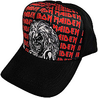 Iron Maiden czapka z daszkiem, Eddie Logo Repeat Black