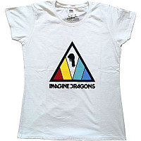Imagine Dragons koszulka, Triangle Logo Girly White, damskie