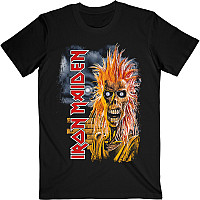 Iron Maiden koszulka, First Album Track list V.3. BP Black, męskie