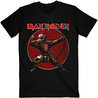 Iron Maiden koszulka, Senjutsu Eddie Archer Red Circle Black, męskie