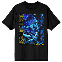 Iron Maiden koszulka, Fear of the Dark Blue Tone Eddie Black, męskie