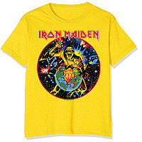 Iron Maiden koszulka, World Piece Tour Circle Yellow, męskie