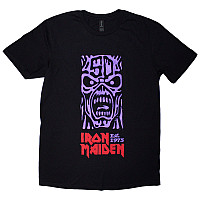 Iron Maiden koszulka, Est. 1975 Stamp Logo Purple Black, męskie
