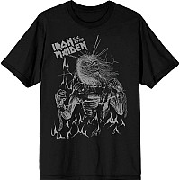 Iron Maiden koszulka, Est. 1975 Life After Death Flames Black, męskie