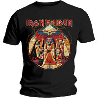 Iron Maiden koszulka, Powerslave Lightning Circle, męskie