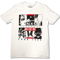 INXS koszulka, KICK Tour White, męskie