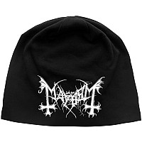 Mayhem zimowa bavlněný czapka zimowa, Logo Black, unisex