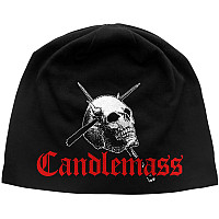 Candlemass zimowa czapka zimowa elastický, Skull & Logo Black
