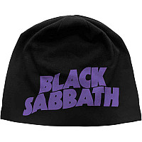 Black Sabbath zimowa czapka zimowa CO, Purple Logo JD Print Black, unisex