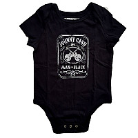 Johnny Cash niemowlęcy body koszulka, Man In Black Black, dziecięcy