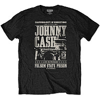 Johnny Cash koszulka, Prison Poster Eco-Tee Black, męskie