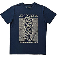 Joy Division koszulka, Unknown Pleasures FP Denim Blue, męskie