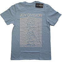 Joy Division koszulka, Unknown Pleasures White On Blue, męskie