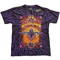 Jefferson Airplane koszulka, Live in San Francisco CA Dip Dye Purple, męskie