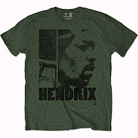 Jimi Hendrix koszulka, Let Me Live Khaki Green, męskie