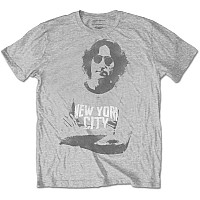 John Lennon koszulka, NYC Grey, męskie