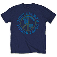 John Lennon koszulka, World Peace Blue, męskie
