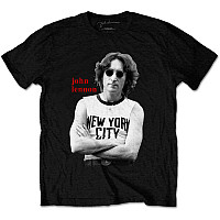 John Lennon koszulka, New York City B&W Black, męskie