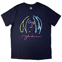 John Lennon koszulka, Self Portrait Full Colour Navy, męskie