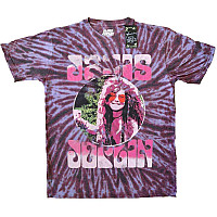 Janis Joplin koszulka, Pink Shades Dye Wash Purple, męskie
