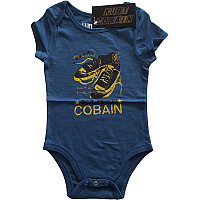 Kurt Cobain niemowlęcy body koszulka, Laces Blue, dziecięcy