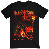 Kerry King koszulka, From Hell I Rise Hell King Black, męskie