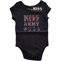 KISS niemowlęcy body koszulka, Army Black, dziecięcy