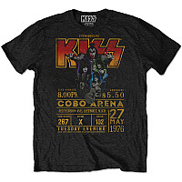 KISS koszulka, Cobo Arena ´76 Eco-Tee Black, męskie