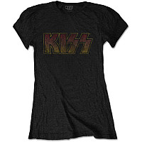 KISS koszulka, Vintage Classic Logo Black, damskie