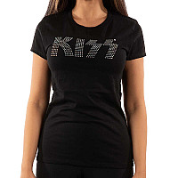 KISS koszulka, Logo Diamante Girly, damskie