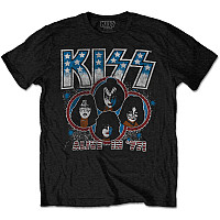 KISS koszulka, Alive In '77, męskie