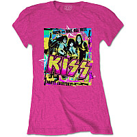 KISS koszulka, Party Every Day Girly Pink, damskie