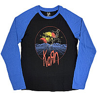 Korn koszulka długi rękaw, Wireframe Space Black & Blue, męskie