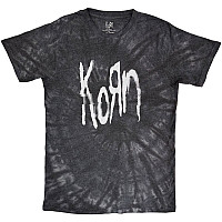 Korn koszulka, Spider Glitch Wash Black, męskie