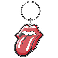 Rolling Stones kovová brelok 38 x 43 mm, Tongue Die-Cast Relief