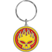 The Offspring kovová brelok 40 mm, Skull Logo Die-Cast Relief