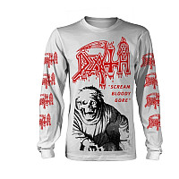 Death koszulka długi rękaw, Scream Bloody Gore White, męskie