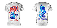 Death koszulka, Leprosy Posterized BP White, męskie