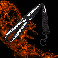 Rammstein brelok PES, Ach So Schwer Black, unisex