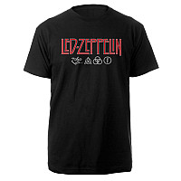 Led Zeppelin koszulka, Logo & Symbols, męskie