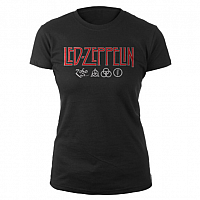 Led Zeppelin koszulka, Logo & Symbols, damskie