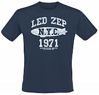 Led Zeppelin koszulka, NYC 1971 Navy, męskie