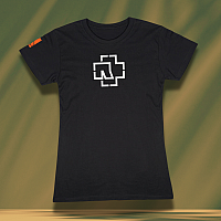 Rammstein koszulka, Logo Glow BP Black, damskie