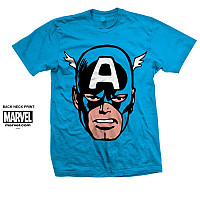 Captain America koszulka, Big Head Blue, męskie