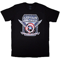 Captain America koszulka, Brave New World Shield Black, męskie
