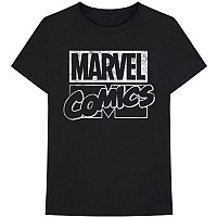 Marvel Comics koszulka, Logo Black, męskie