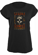 Selena Gomez koszulka, Kill Em Skull Tee Girly Black, damskie