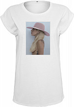 Lady Gaga koszulka, Hat White, damskie