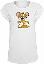 Tom & Jerry koszulka, Mouse Girly White, damskie