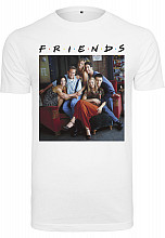 Friends koszulka, Group Photo White, męskie